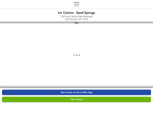 Tablet Screenshot of lincuisinesandsprings.com